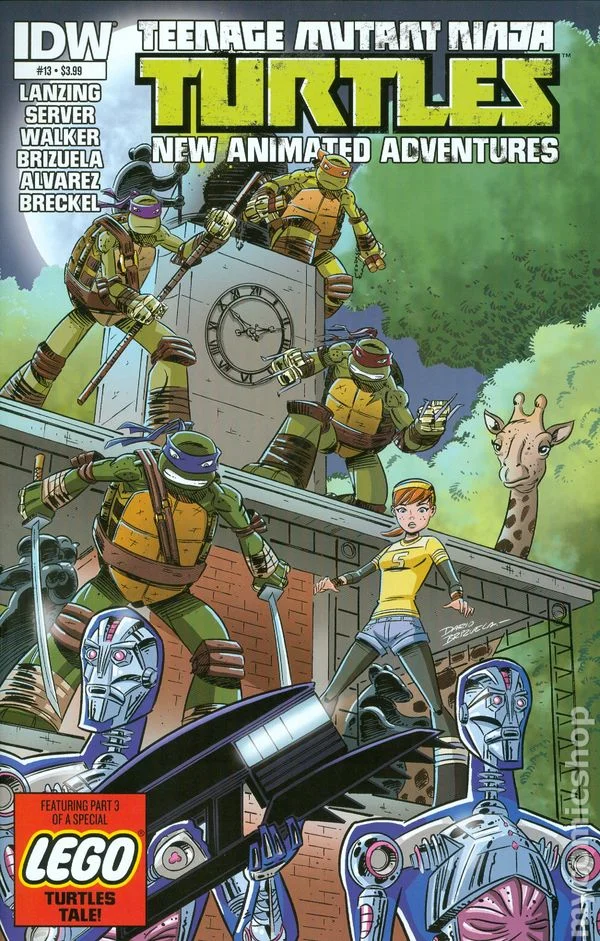 Cover for Teenage Mutant Ninja Turtles New Animated Adventures #13