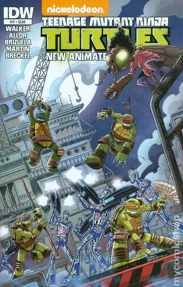 Cover for Teenage Mutant Ninja Turtles New Animated Adventures #17