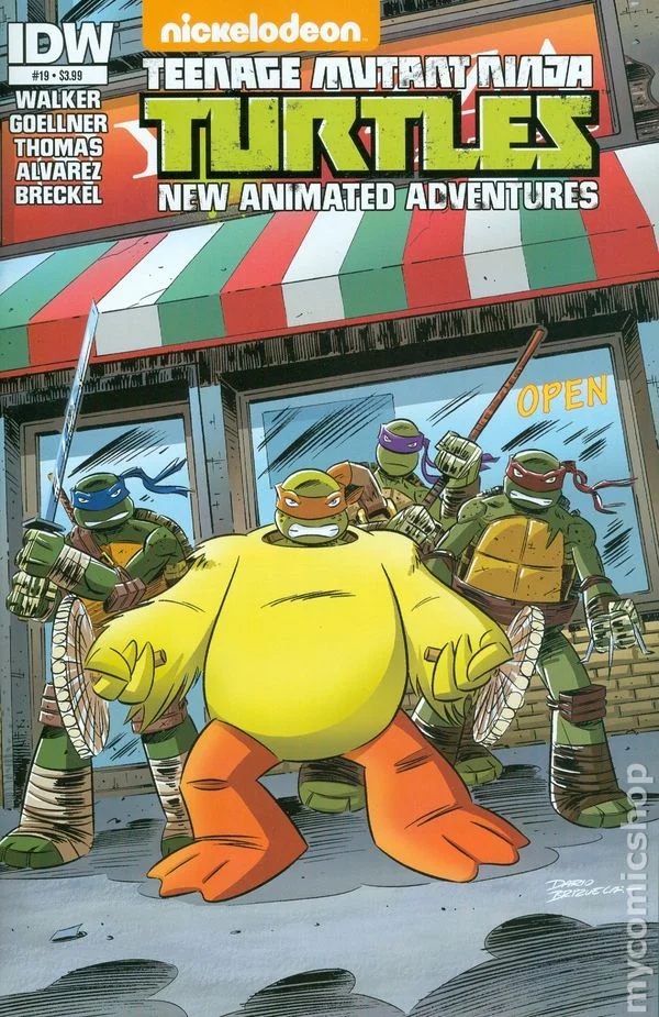 Cover for Teenage Mutant Ninja Turtles New Animated Adventures #19