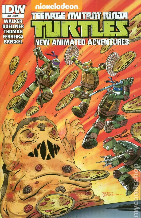 Cover for Teenage Mutant Ninja Turtles New Animated Adventures #20
