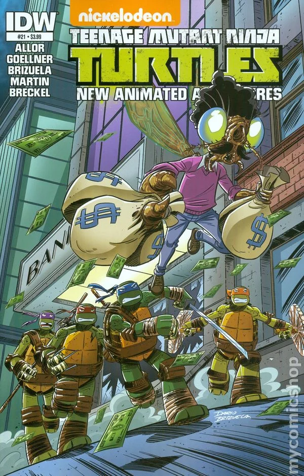 Cover for Teenage Mutant Ninja Turtles New Animated Adventures #21