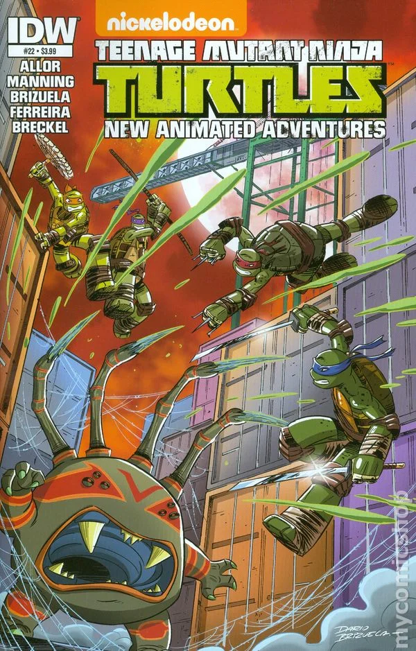 Cover for Teenage Mutant Ninja Turtles New Animated Adventures #22