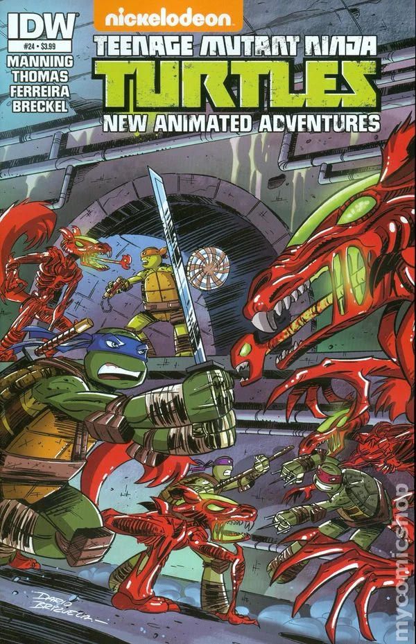 Cover for Teenage Mutant Ninja Turtles New Animated Adventures #24