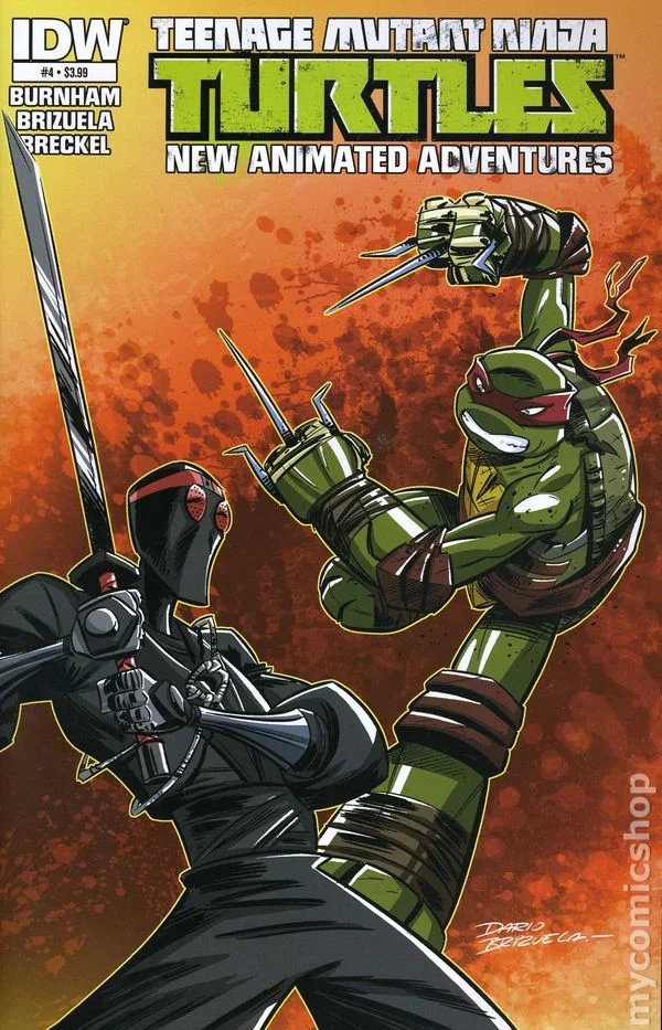 Cover for Teenage Mutant Ninja Turtles New Animated Adventures #4