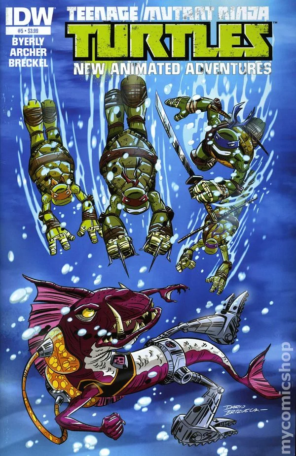 Cover for Teenage Mutant Ninja Turtles New Animated Adventures #5