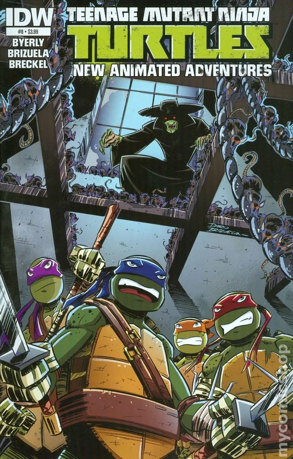 Cover for Teenage Mutant Ninja Turtles New Animated Adventures #8