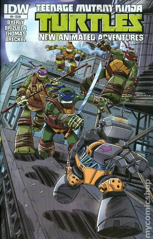 Cover for Teenage Mutant Ninja Turtles New Animated Adventures #9