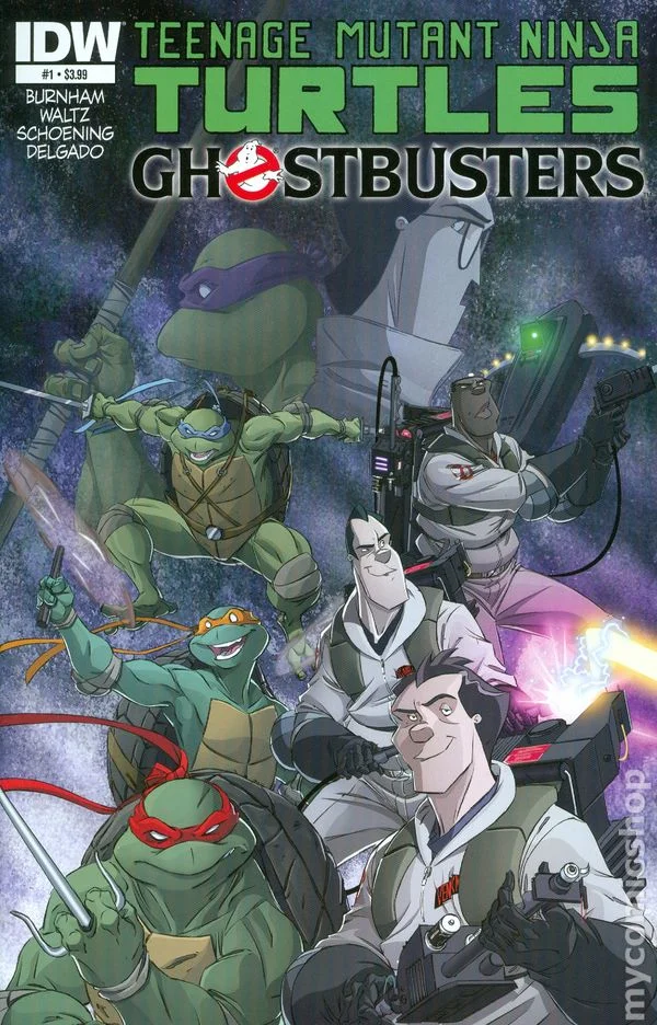 Teenage Mutant Ninja Turtles / Ghostbusters cover