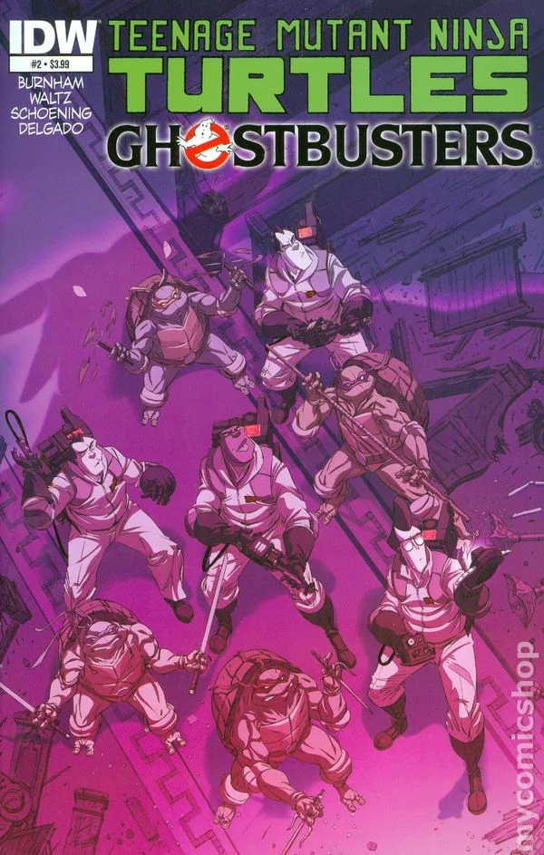 Cover for Teenage Mutant Ninja Turtles / Ghostbusters #2