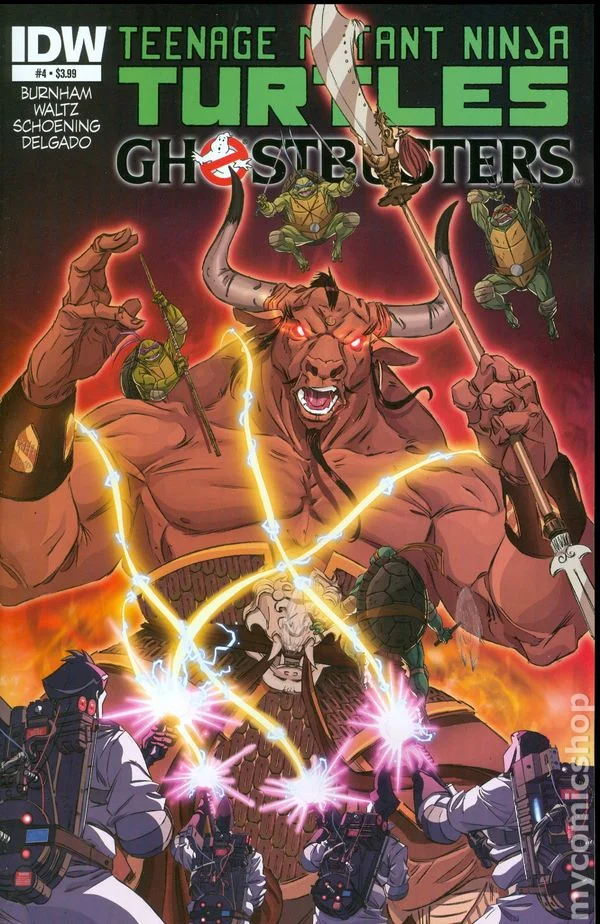 Cover for Teenage Mutant Ninja Turtles / Ghostbusters #4