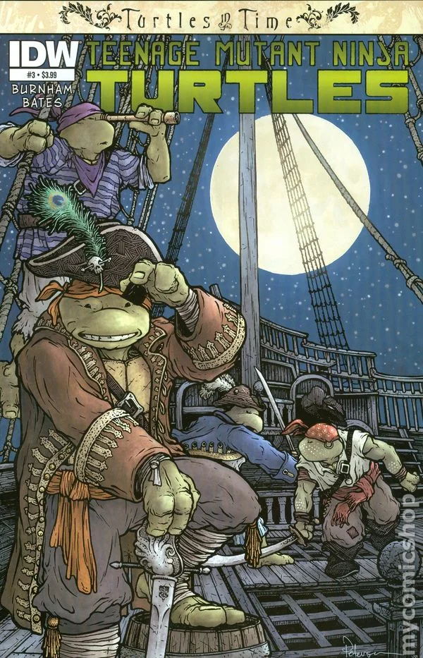 Cover for Teenage Mutant Ninja Turtles: Turtles in Time #3