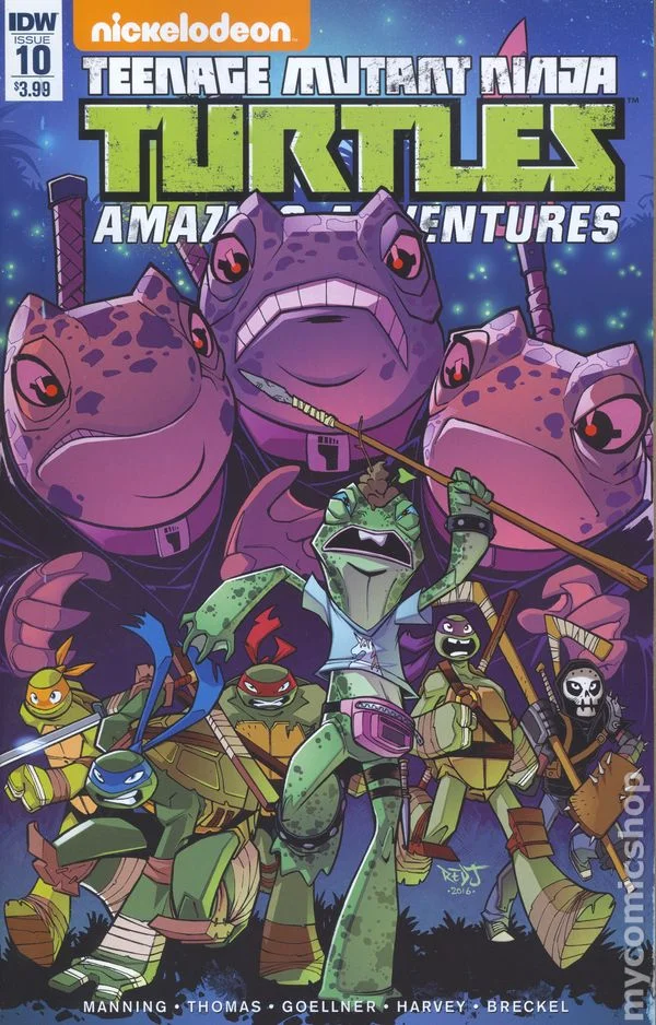 Cover for Teenage Mutant Ninja Turtles: Amazing Adventures #10