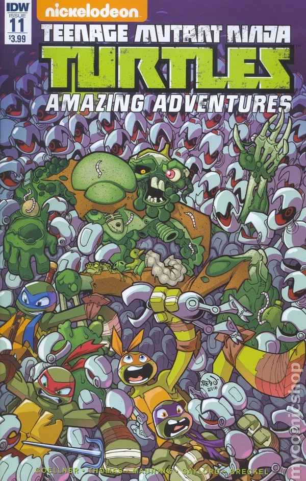 Cover for Teenage Mutant Ninja Turtles: Amazing Adventures #11