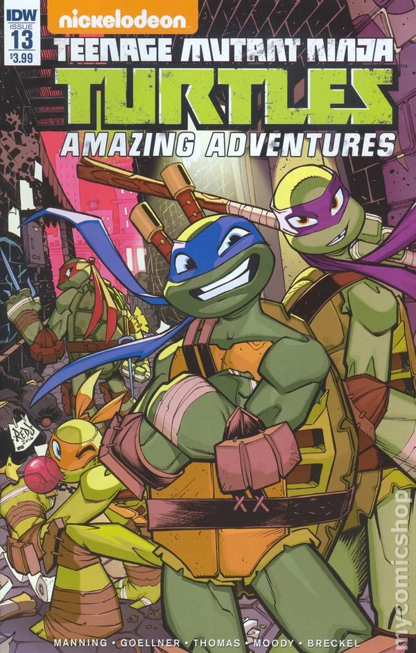 Cover for Teenage Mutant Ninja Turtles: Amazing Adventures #13