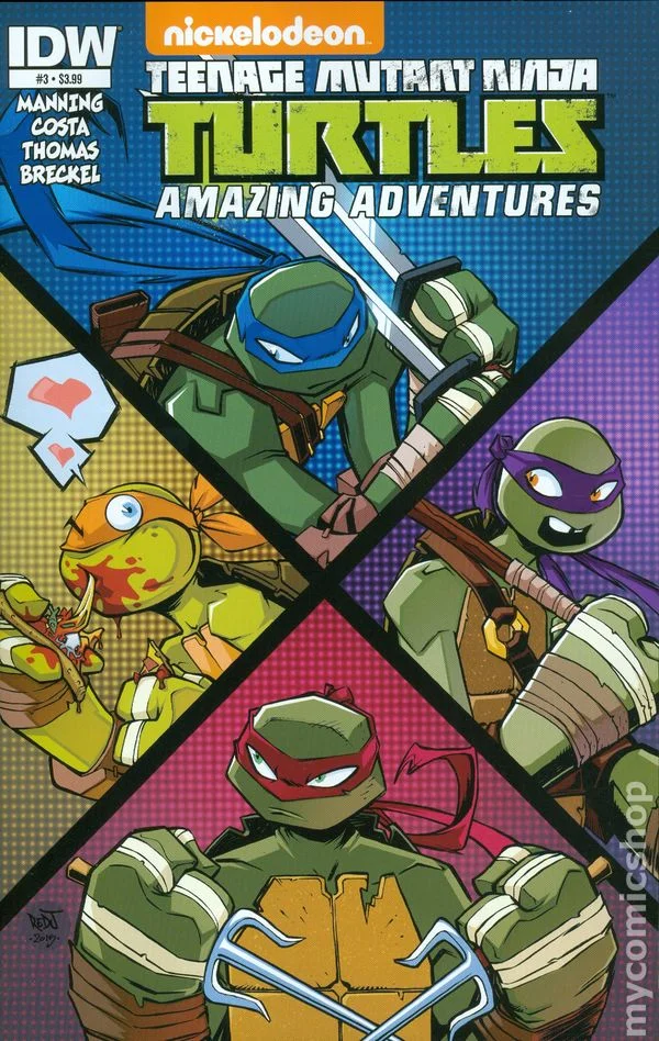 Cover for Teenage Mutant Ninja Turtles: Amazing Adventures #3