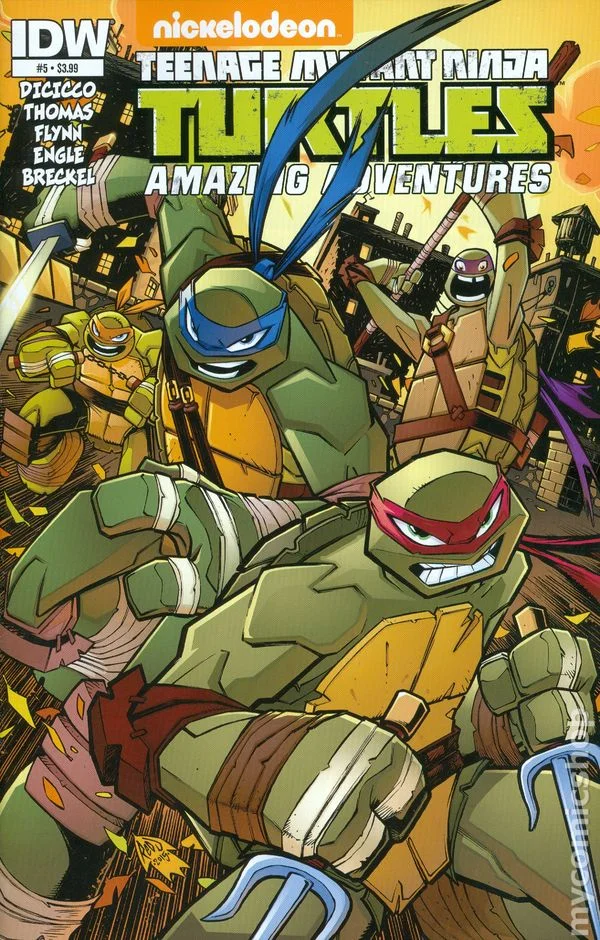 Cover for Teenage Mutant Ninja Turtles: Amazing Adventures #5