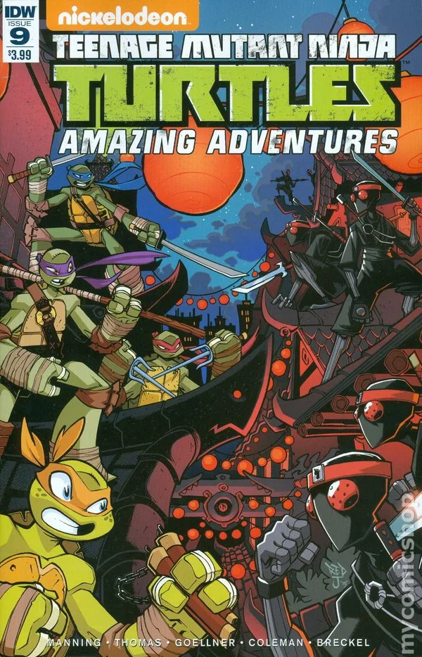 Cover for Teenage Mutant Ninja Turtles: Amazing Adventures #9