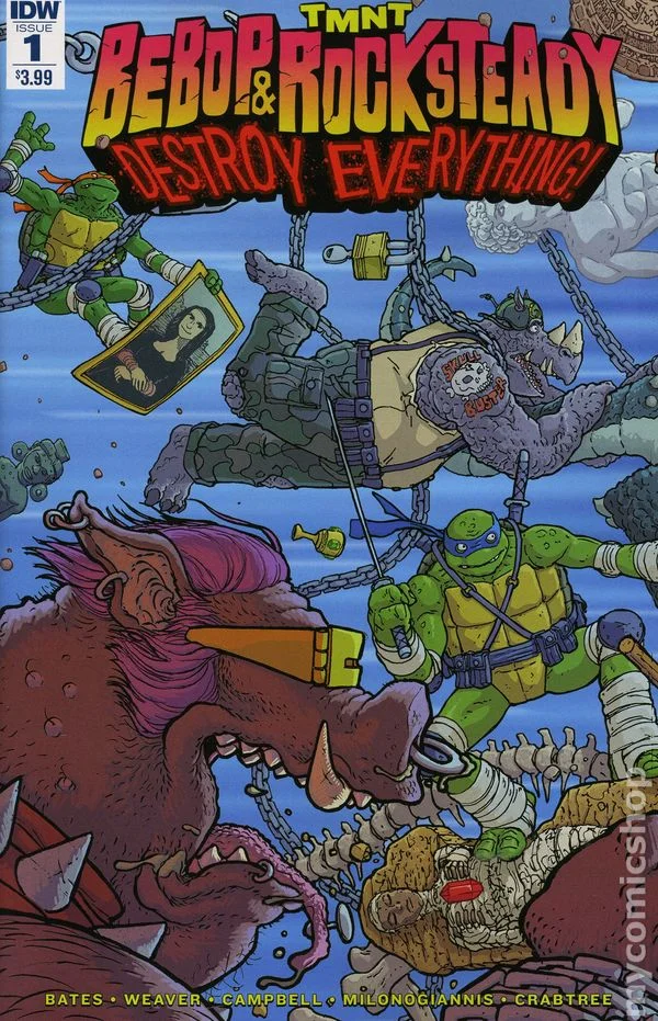 Teenage Mutant Ninja Turtles: Bebop & Rocksteady Destroy Everything cover