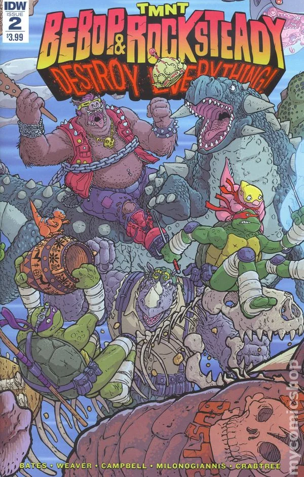 Cover for Teenage Mutant Ninja Turtles: Bebop & Rocksteady Destroy Everything #2