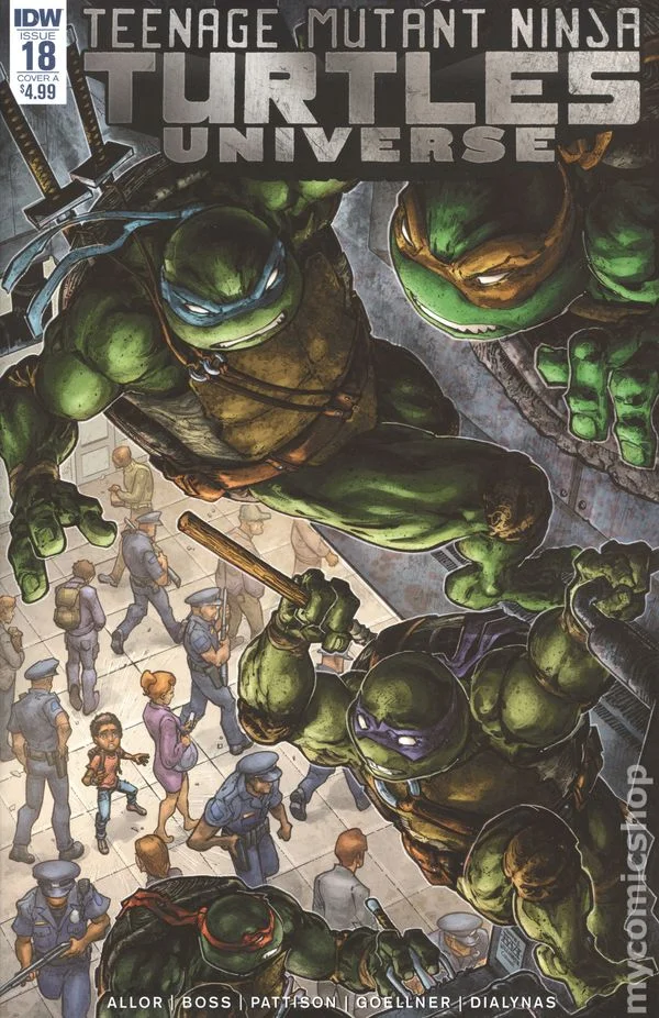 Cover for Teenage Mutant Ninja Turtles Universe #18