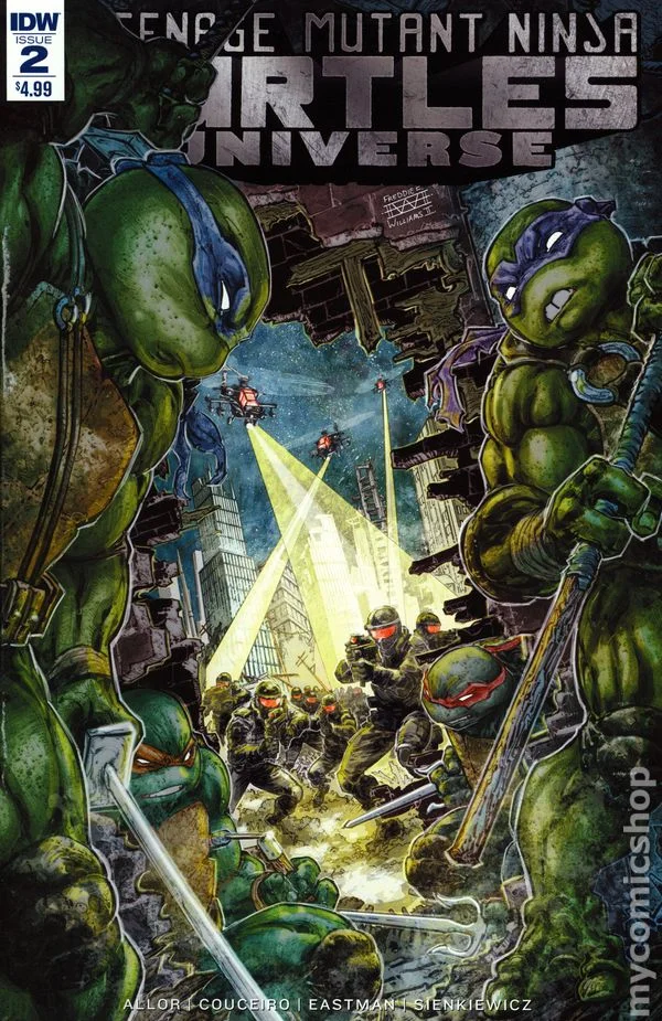 Cover for Teenage Mutant Ninja Turtles Universe #2