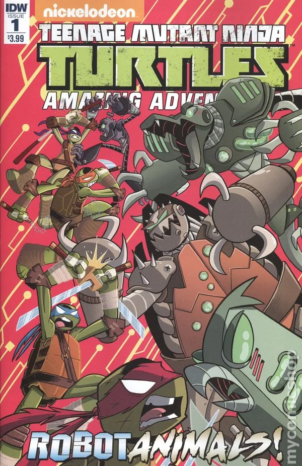 Teenage Mutant Ninja Turtles Amazing Adventures Robotanimals cover