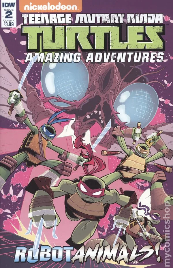 Cover for Teenage Mutant Ninja Turtles Amazing Adventures Robotanimals #2
