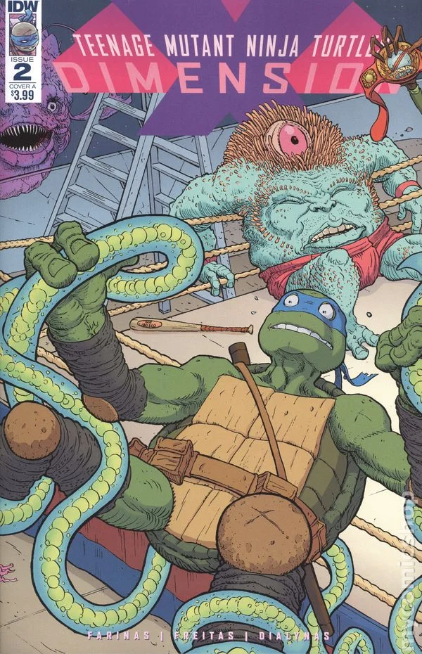 Cover for Teenage Mutant Ninja Turtles: Dimension X #2