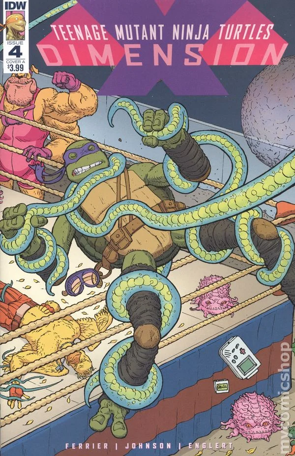 Cover for Teenage Mutant Ninja Turtles: Dimension X #4