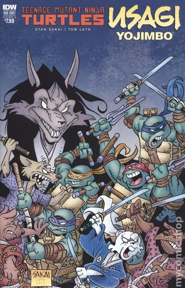 Teenage Mutant Ninja Turtles / Usagi Yojimbo cover