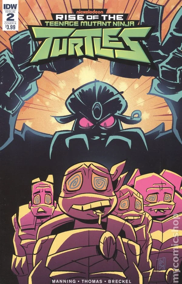 Cover for Rise of Teenage Mutant Ninja Turtles #2