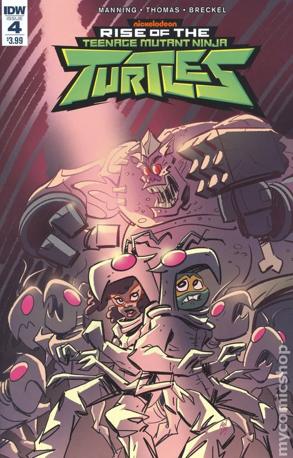 Cover for Rise of Teenage Mutant Ninja Turtles #4