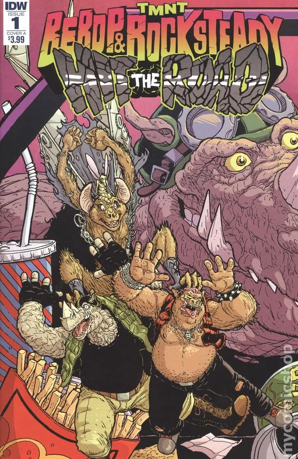 Teenage Mutant Ninja Turtles: Bebop & Rocksteady Hit the Road cover