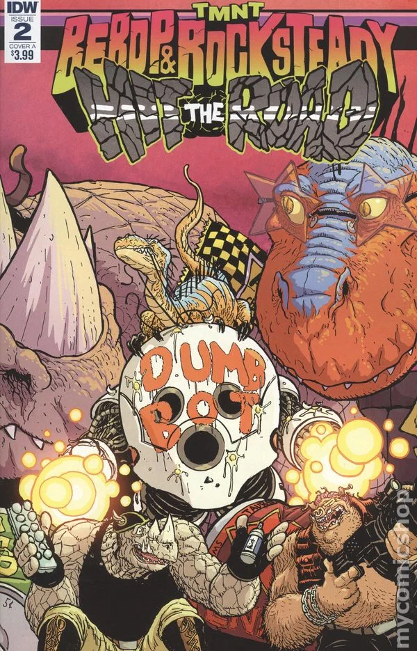 Cover for Teenage Mutant Ninja Turtles: Bebop & Rocksteady Hit the Road #2