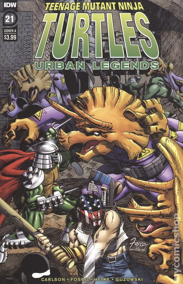 Cover for Teenage Mutant Ninja Turtles: Urban Legends #21