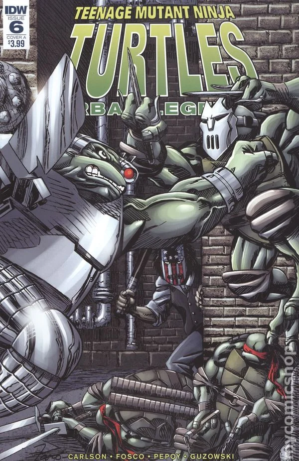 Cover for Teenage Mutant Ninja Turtles: Urban Legends #6