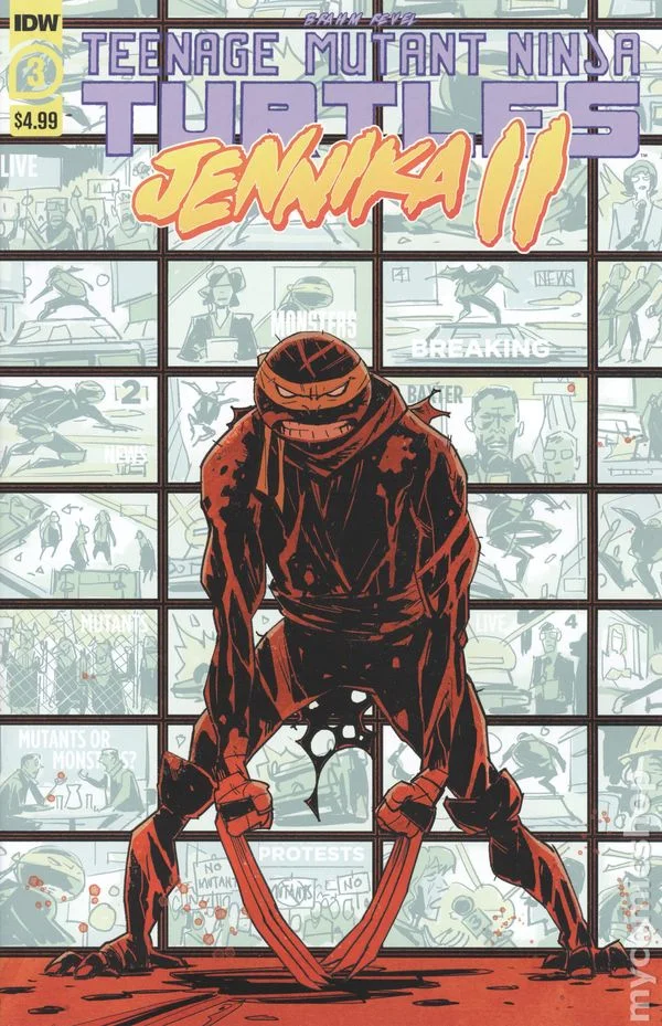 Cover for Teenage Mutant Ninja Turtles: Jennika II #3