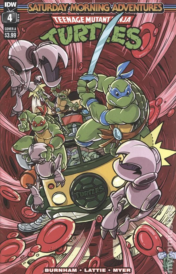 Cover for Teenage Mutant Ninja Turtles: Saturday Morning Adventures #4