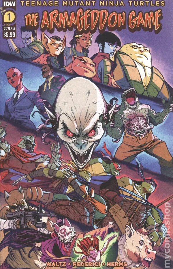 Teenage Mutant Ninja Turtles: The Armageddon Game cover