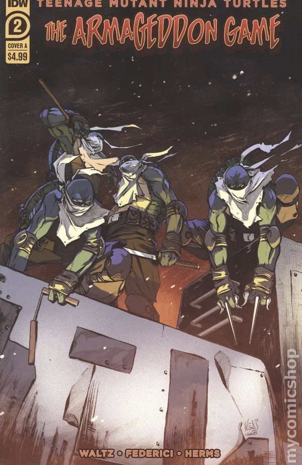 Cover for Teenage Mutant Ninja Turtles: The Armageddon Game #2
