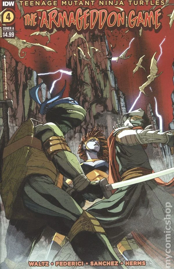 Cover for Teenage Mutant Ninja Turtles: The Armageddon Game #4