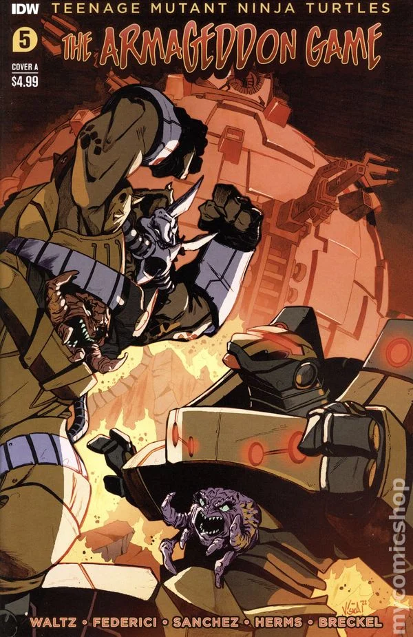 Cover for Teenage Mutant Ninja Turtles: The Armageddon Game #5