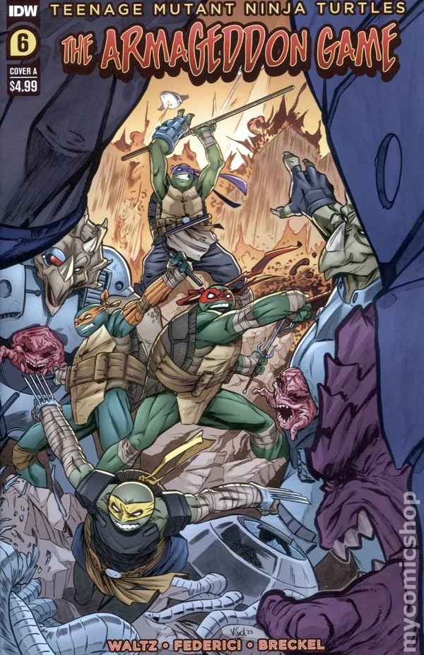 Cover for Teenage Mutant Ninja Turtles: The Armageddon Game #6