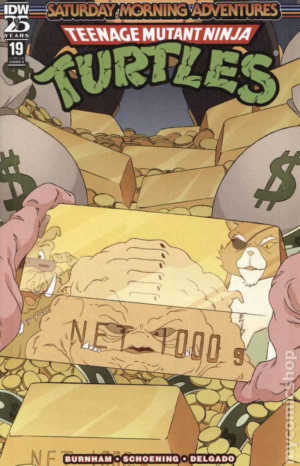 Cover for Teenage Mutant Ninja Turtles: Saturday Morning Adventures #19