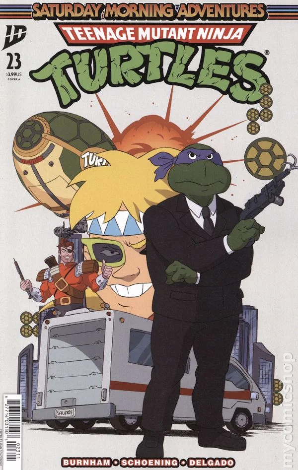 Cover for Teenage Mutant Ninja Turtles: Saturday Morning Adventures #23