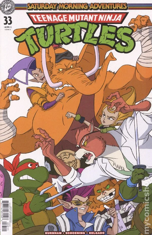 Cover for Teenage Mutant Ninja Turtles: Saturday Morning Adventures #33