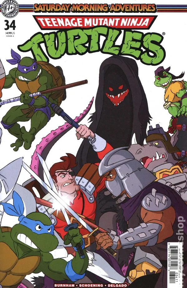 Cover for Teenage Mutant Ninja Turtles: Saturday Morning Adventures #34