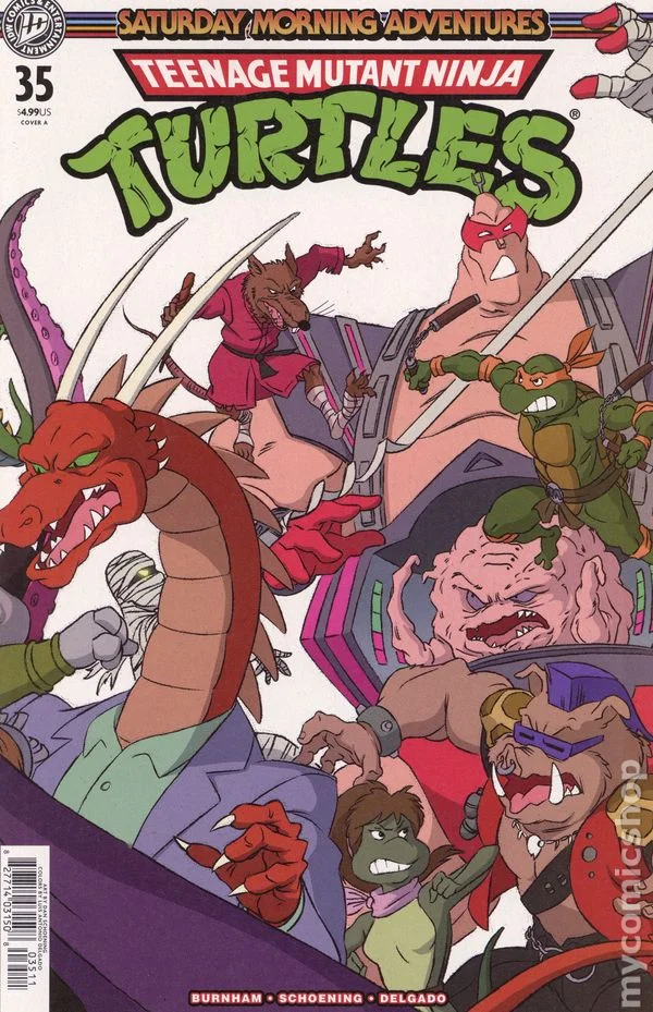 Cover for Teenage Mutant Ninja Turtles: Saturday Morning Adventures #35