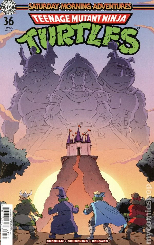 Cover for Teenage Mutant Ninja Turtles: Saturday Morning Adventures #36