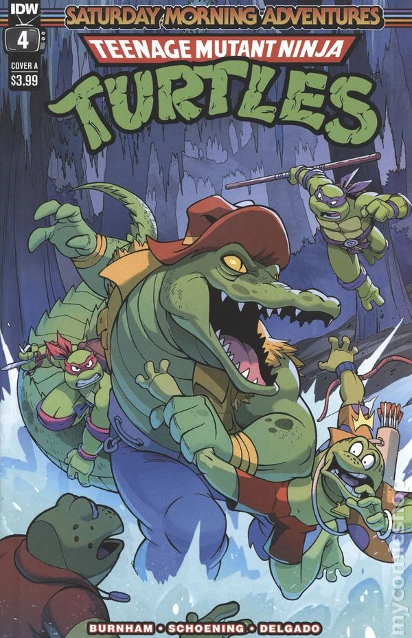 Cover for Teenage Mutant Ninja Turtles: Saturday Morning Adventures #4